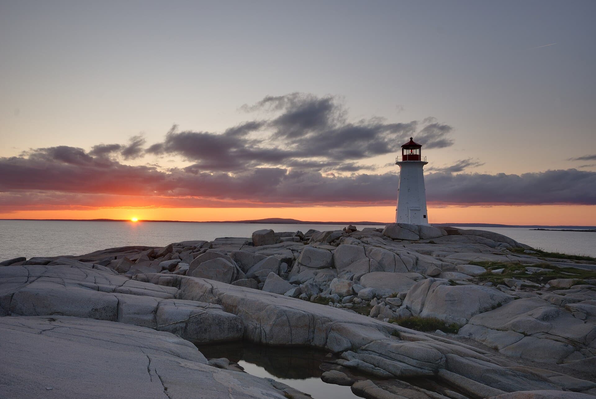 Granite shoreline near Peggy's Cove on Nova Scotia's south shore